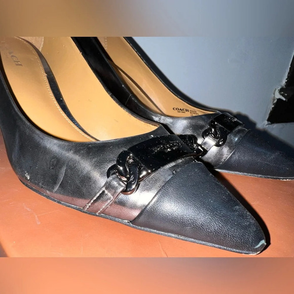 Coach Metallic Leather Sandal Size 5.5 - Picture 12 of 15